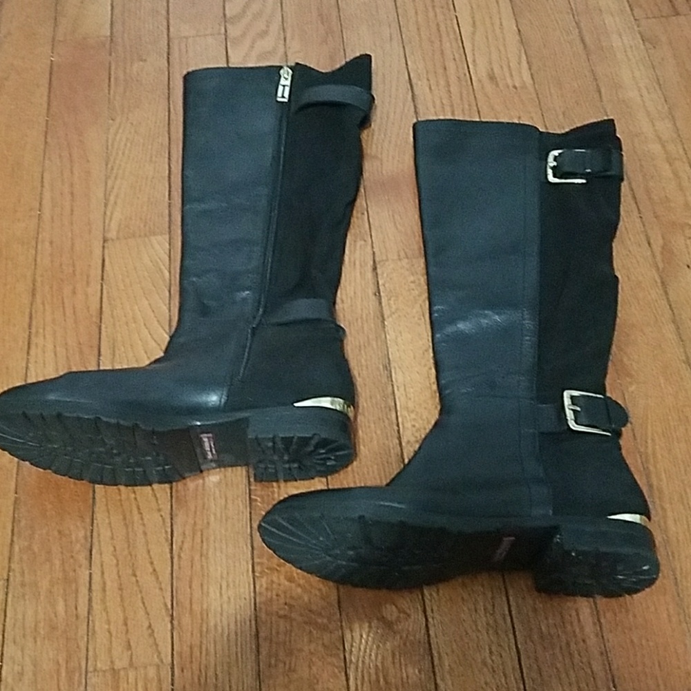 Isaac mizrahi black boots 7